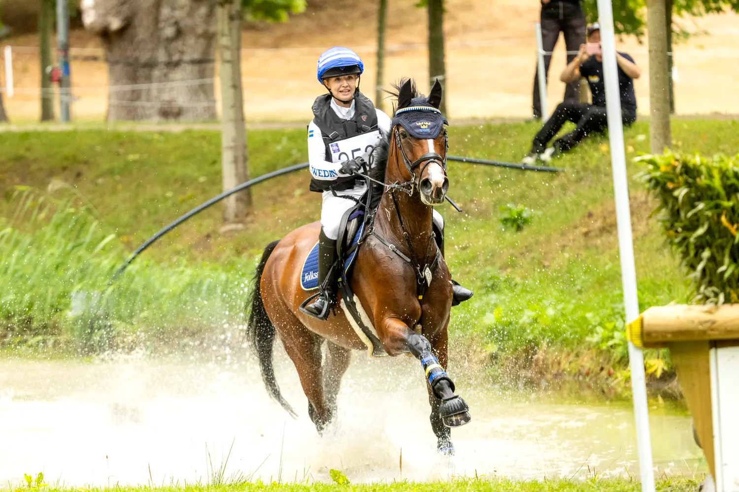Sofia Östlund/Bellamie SK var felfria i terrängen på JEM. Foto: Roland Thunholm