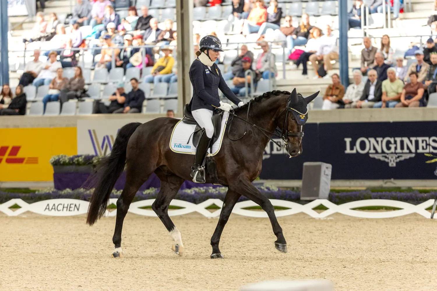 Renée Claesson-Ribring/Zapp VS blev tia i lagklassen på VM i Aachen. Foto: Roland Thunholm