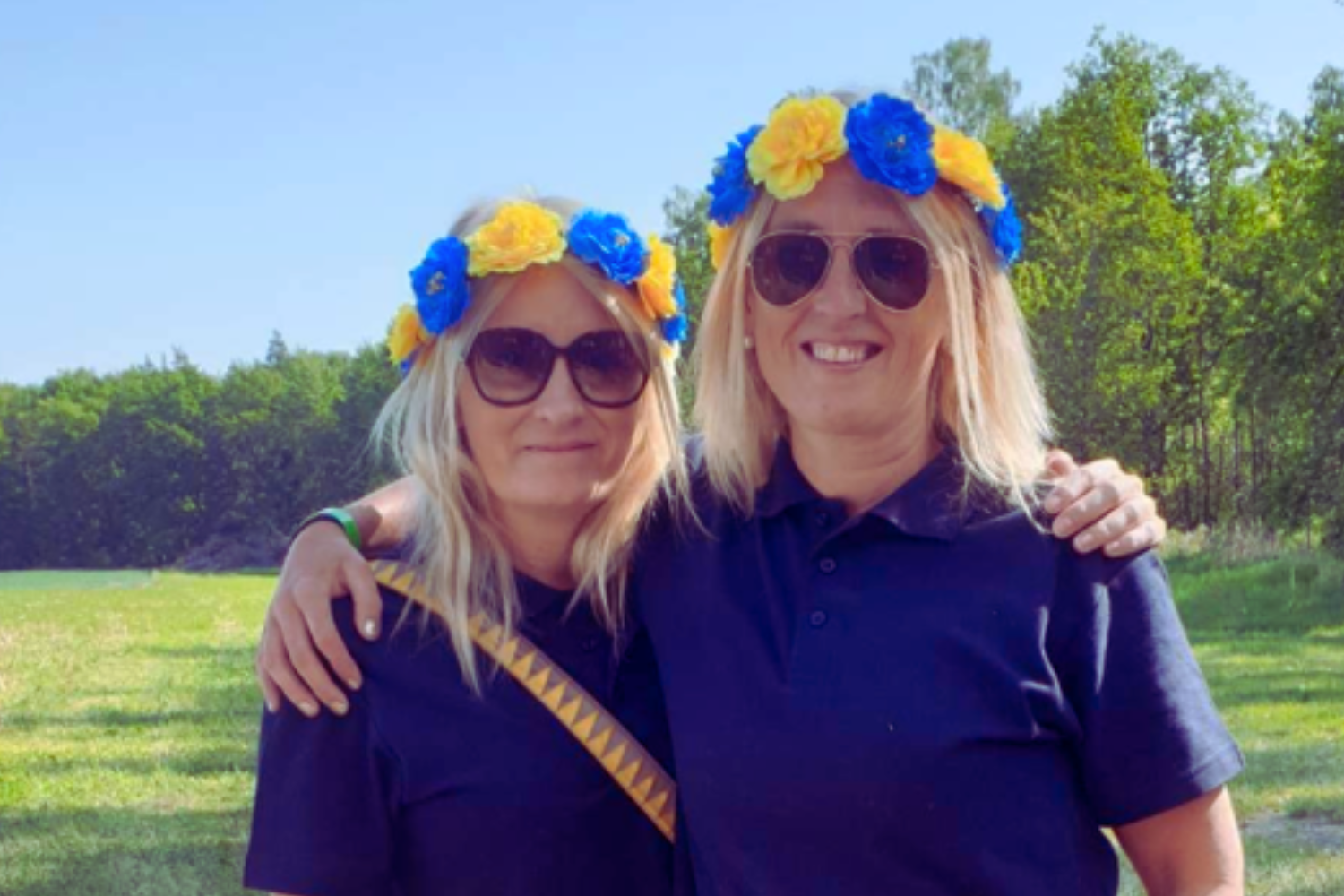 Annika Lundholm och Helen Stenbeck är lagledare för Harplinge RK:s lag i Folksam Elitallsvenska.