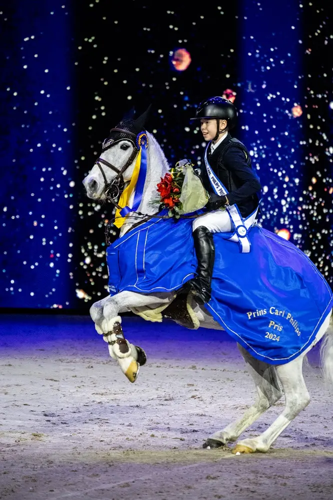 Segraren i Prins Carl Philips Pris 2024 - Jonathan Hansson med Unsphinx D'hurl 'Vent 